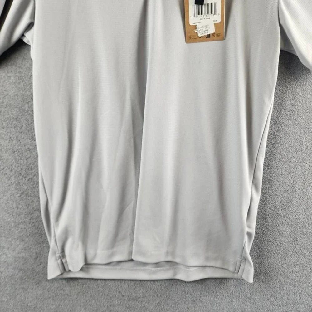 The North Face® Wander Short Sleeve Polo Shirt Men's S High Rise Gray Pullover